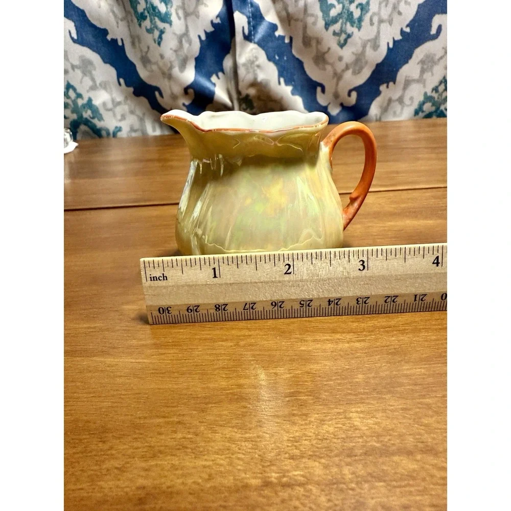 P.A.L.T. Czecho-Slovakia Porcelain Creamer Sugar Lusterware PALT Czaechoslavakia
